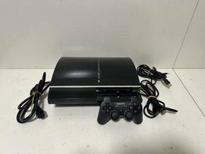 ★1円～★PS2動作OK★ハイスペックPS3 本体セット【高容量HDD 250GBへ換装済み】CECHA00★純正コントローラー付★PS3最上位モデル★