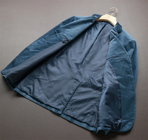 新品AS19－希少 テーラードジャケット メンズ L(日本サイズでM程度) 高品質 肉厚完売 紳士 スーツ コーデュロイ デニムブルー_画像6