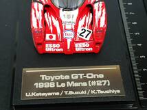 hpi-racing Toyota GT-One 1998 Le Mans #27 縮尺1:43 トヨタ 送料410円 同梱歓迎 匿名配送 ミニカー 24H耐久レース プロトタイプ_画像2