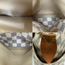 LOUIS VUITTON ルイ・ヴィトン トータリーPM ダミエ・アズール トートバッグ 肩掛け バッグ ホワイト PVC レディース N51261 USED_画像9