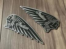 ★送料無料★Indian Chief Badge インディアン チーフ シルバー バッジ バッチ ペア セット_画像2