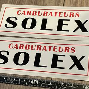 ★送料無料★SOLEX Carburateurs STICKER ソレックス ステッカー デカール 2枚セットの画像2