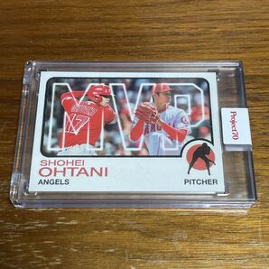 大谷翔平 二刀流カード 2021 MVP topps Project70