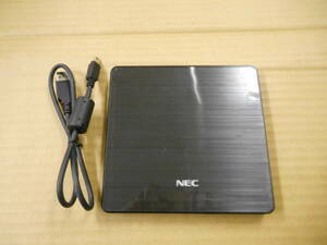動作品　NEC 　GP70N （ANCK 10B)　Slim Portable DVD Writer　 DVD スーパーマルチドライブ　USBケーブル付き　（1）