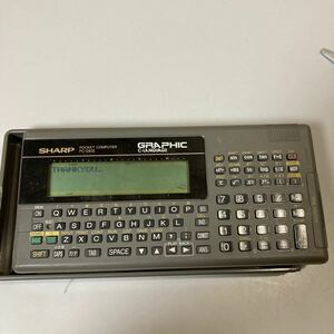 ジャンク　SHARPシャープ　POCKET COMPUTER PC-G815 GRAPHIC C-LANGUAGE ポケコン