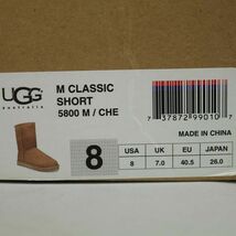[PT12995] アグオーストラリア ブーツ 5800 クラシックショート ブラウン系 26 UGG australia_画像8
