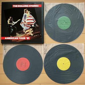 高音質！ 3LP BOX ROLLING STONES「American Tour '81」stereo soundboard recording Hampton Coliseum キースリチャーズ ミックジャガー