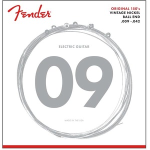 Fender Original 150 Guitar Strings, Pure Nickel Wound, Ball End, 150L .009-.042 エレキギター弦〈フェンダー〉