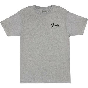 Fender Transition Logo Tee, Athletic Gray, Sサイズ Tシャツ〈フェンダー〉