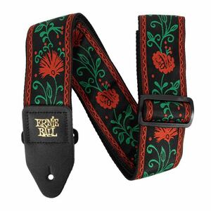 ERNIE BALL 5361 JACQUARD STRAP VANILLA ROSE ギター/ベースストラップ〈アーニーボール〉