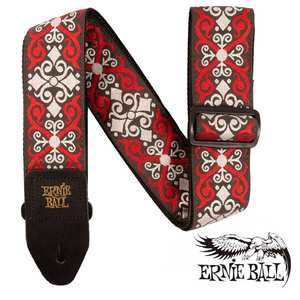 ERNIE BALL RED TRELLIS JACQUARD STRAP ремешок [#4695]( Ernie Ball )