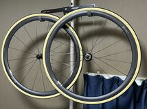 HUNT HILL CLIMB SL TUBULAR WHEELSET シマノ ヒルクライム 超軽量カーボンホイール コルサスピード付き_画像1