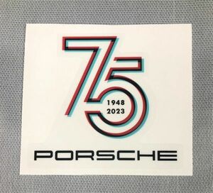 ポルシェ 75周年 記念 ステッカー 1948年 2023年 75th ステッカー Porsche 911 996 997 991 992 718 356 930 964 993 (-por75out3c