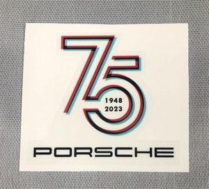 ポルシェ 75周年 記念 ステッカー 1948年 2023年 75th ステッカー Porsche 911 996 997 991 992 718 356 930 964 993 (-por75out2b