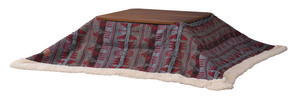 ADMY143 light .kotatsu futon square red 