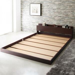  bed shelves outlet attaching floor bed Elthman L s man bed frame only semi-double dark brown 