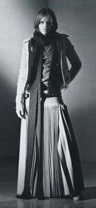 2004AW Dior homme fringe attaching spoiler ng muffler | Dior Homme Eddie abrasion man 
