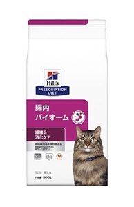 ヒルズプリスクリプション　猫　腸内バイオーム　繊維＆消化ケア　500g キャットフード