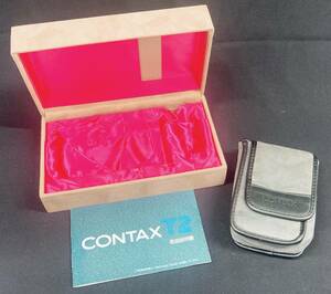 【美品/箱/カメラケース/説明書 のみ】CONTAX T2 コンタックス #005