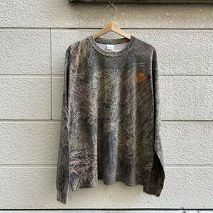 USED USA古着 リアルツリーカモ 長袖Tシャツ ロンT ロングスリーブ MOSSY OAK カットソー カモフラ柄 アメリカ古着 vintage ヴィンテージ