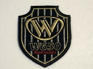 KAWASAKI（カワサキ） W650 発売記念 ② ノベルティー ワッペン　当時物 新品 7個