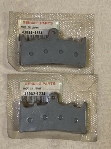 KAWASAKI( Kawasaki ) original brake pad 43082-1224 new goods (6POT front ) ZX-6R (ZX600G)? ZX-7R ZX-9R ZX-12R GPZ900R ZRX1200?