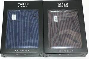 TAKEO KIKUCHI　トランクス 2枚セット　M　タケオキクチ　定価各3.850円