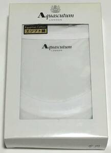 Aquascutum　半袖Tシャツ 日本製　エジプト綿100％　LL　アクアスキュータム　定価3.300円