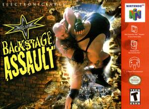 ★送料無料★北米版 海外版 NINTENDO 64 WCW Backstage Assault プロレスリング プロレス N64