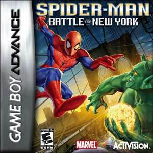 ★送料無料★北米版 Spiderman Battle for New York スパイダーマン GBA ゲームボーイアドバンス