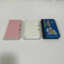 3台セット ニンテンドー3DS LL 本体 通電確認済み ジャンク ホワイト ブルー ピンク まとめ売り Nintendo 任天堂_画像8