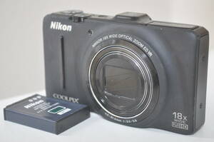 ジャンク扱い ニコン Nikon COOLPIX S9300 ブラック ♯A1251-33