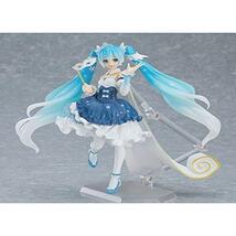 ● figma キャラクター・ボーカル・シリーズ01 初音ミク 雪ミク Snow Princess Ver. ノンスケール ABS&PVC製 塗装済み可動フィギュア_画像4