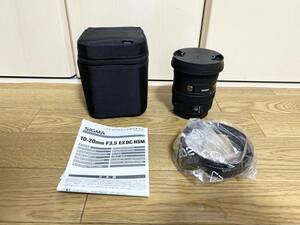 【used品】SIGMA シグマ 10-20mm F3.5 EX DC HSM for Canon