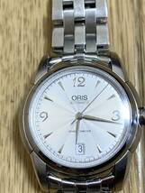 【中古品】ORIS オリス 7544 chronometer 裏スケ 自動巻き デイト メンズ 腕時計　動作品_画像1