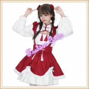 年末年始 忘年会 仮装 ハロウィン メイド服 ハロウィン ワンピース ロリータ コスプレ衣装 クリスマス チャイナドレス イベント