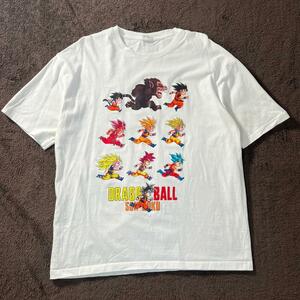 激レア ドラゴンボール アニメ 進化 Tシャツ 孫悟空 メンズ 2XL