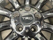 W007-1 TRD ENKEI 18インチ アルミ ホイル ホイール 18×7.5J +51 114.3 5穴 ブラックマイカ 1本_画像6