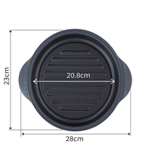 レンジで焼ケール 丸型 電子レンジ専用調理器 電子レンジ用調理器 レンジグリルパン レンジでヤケール レンジ グリルパン 簡単 クック_画像9