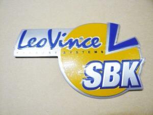 Sticker Leovince SBK 9.3x6.3cm 金属製 ステッカー レオビンチ