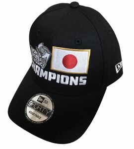 WBC 2023 CHAMPIONS 公式 優勝記念 キャップ NEW ERA 侍ジャパン WORLD BASEBALL CLASSIC 日本未発売 ニューエラ 帽子 限定 大谷翔平 BLACK