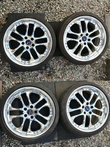 SSR エイグルミネルバ AGLE MINERVA 19インチ ４本セット 8.5J+43 PCD114.3 希少 当時物