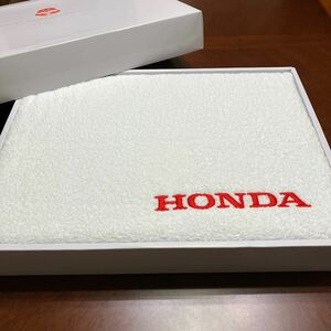 HONDA ホンダ 大判バスタオル 70×155㎝ 英文字刺繍 白 保管品 未使用