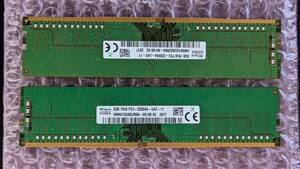 Sk hynix ディスクトップPCメモリー PC4-25600/DDR4-3200 8GB×2枚＝16GB　（DELL XPS 8940付属品）