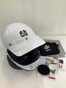 AGV オフロードヘルメット X101 002-WHITE Ｍサイズ ※アジアンフィット 店頭在庫品