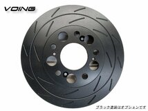 ランサーエボリューション CT9A (MR含む) GT-A (ブレンボ) に適合 VOING サターン 特許取得済 スリットブレーキローター_画像1