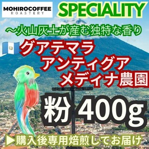 【粉】 グアテマラ アンティグア メディナ農園 400g コーヒー 珈琲 自家焙煎 コーヒー豆 グァテマラ ガテマラ