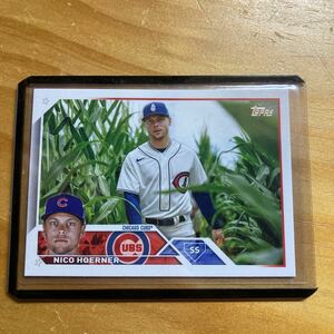 2023 TOPPS GOLD MIRROR IMAGE VARIATIONS #485 NICO HOERNER SSP