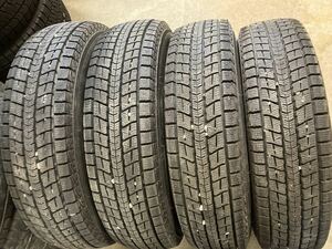 ほぼ新品 DUNLOP 175/80R15 4本 冬タイヤ9.9分山 パジェロミニテリオスキッドなどな