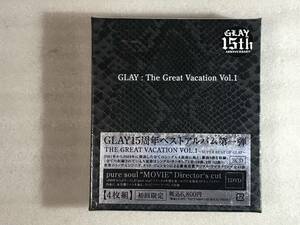 ●CD新品４枚組●管理レ885箱 THE GREAT VACATION VOL.1~SUPER BEST OF GLAY~(初回限定盤B)(DVD付) CD+DVD, 